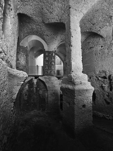l’ingresso del balneum medievale